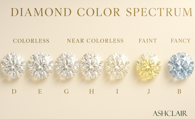 Diamond Color Guide 2025 | D–Z Scale & Fancy Colored Diamonds